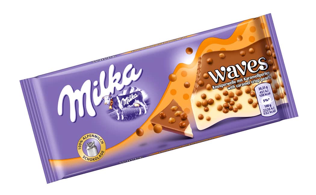 Milka на белом фоне