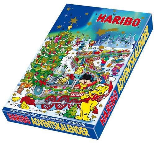 Купить Новогодний календарь Haribo 300 гр по низкой цене в Москве