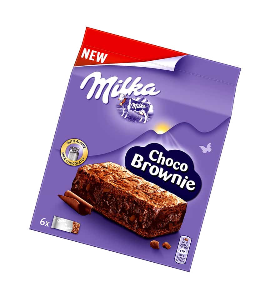 Шоколадный брауни milka choco brownie купить с доставкой по низкой цене в  интернет-магазине Мармеладница