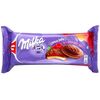 Печенье MILKA бисквитное с начинкой "Малиновое желе" покрытые молочным шоколадом 147г