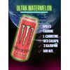 Энергетический напиток Monster Energy Ultra Watermelon Монстер Энерджи Ультра Арбуз 500мл, Польша, изображение 3