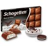 Молочный шоколад Schogetten (Шогеттен) Black & White начинка ванильный крем с кусочками печенья 100 гр, изображение 3