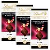 Шоколад LINDT EXCELLENCE Темный с клюквой, фундуком и миндалем 100г 3штуки