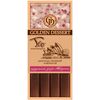 Шоколад Golden Dessert Двухслойный из белого и горького с меренгой и кранчами малины 100г, изображение 2