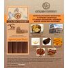 Шоколад Golden Dessert ТЕО Двухслойный из белого и горького 72% с изюмом, цедрой апельсина и корицей 115г