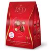 Конфеты RED из молочного шоколада с нежной ореховой начинкой БЕЗ САХАРА 132г