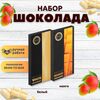 Набор шоколада, 2 плитки по 100 гр: (Белый + Манго), ручной работы. B.O.G