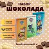Набор детского бельгийского шоколада (белый + молочный) Щенячий патруль: Гонщик, Крепыш, Рокки, ручной работы, детский, подарочный, 3х100 гр. - вкусный подарок на день рождения B.O.G