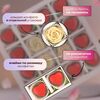 Подарочный набор из белого шоколада B.O.G, ручной работы в виде красных сердец и роз, Бельгийский шоколад, сладкий бокс, 16 шт.  B.O.G, изображение 2