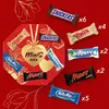 Подарочный набор Minis Mix, Большой набор шоколадных конфет Snickers, Twix, Bounty, Milky Way, Mars, 262 г, изображение 3