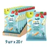 Кукурузные палочки детские ФрутоНяня с 1 года, с яблоком и клубникой, 20 г х 9 шт