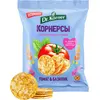 Чипсы кукурузно-рисовые Dr. Korner со вкусом томатов и базилика, цельнозерновые, 50 г, изображение 3
