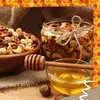 Мед БАШКИРСКИЕ ПАСЕКИ "Ассорти №5" с орехами и сухофруктами, 420 гр., изображение 3