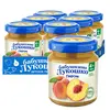Пюре фруктовое Бабушкино лукошко с 4 месяцев, персик, 100 г x 6