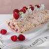 Меренговый рулет с ароматной малиной