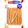 Мармелад жевательный DAMLA Банан-Клубника (бокс 300гр) конфеты Tayas. Кислые ленточки в обсыпке, халяль., изображение 10