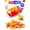 Мармелад жевательный DAMLA Банан-Клубника (бокс 300гр) конфеты Tayas. Кислые ленточки в обсыпке, халяль., изображение 8