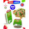 Мармелад жевательный DAMLA Арбуз (бокс 300гр) конфеты Tayas. Кислые ленточки в обсыпке, халяль., изображение 2