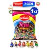 Конфеты 7 CIN CHOCO, Ириски с фруктовой начинкой, покрытые шоколадной глазурью, 7 вкусов, 1 кг (Иран), изображение 4