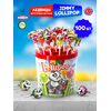 Леденцы на палочке ЧУПА ЧУПС Jimmi Lolipop Tayas, ассорти, 100 штук