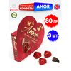 Шоколадные конфеты из молочного шоколада с кремово-ореховой начинкой AMOR, 80г, изображение 8