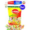 ASORTI FRUIT CARAMEL карамель ассорти с фруктово-ягодным вкусом и начинкой, 3 кг, изображение 2