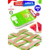Мармелад жевательный DAMLA Арбуз (бокс 300гр) конфеты Tayas. Кислые ленточки в обсыпке, халяль., изображение 7