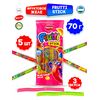 FRUTTI STICK Фруктовое желе NAVROZ, стики 6 штук, упаковка 70 г, 3 вкуса, изображение 7