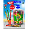 FRUTTI STICK BOX Фруктовое желе NAVROZ, желейные стики 100 штук по 12 г 3 вкуса