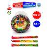FRUTTI STICK BOX Фруктовое желе NAVROZ, желейные стики 100 штук по 12 г 3 вкуса, изображение 8