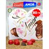 Шоколадные конфеты из молочного шоколада с кремово-ореховой начинкой AMOR, 80г, изображение 9