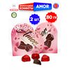 Шоколадные конфеты из молочного шоколада с кремово-ореховой начинкой AMOR, 80г, изображение 11