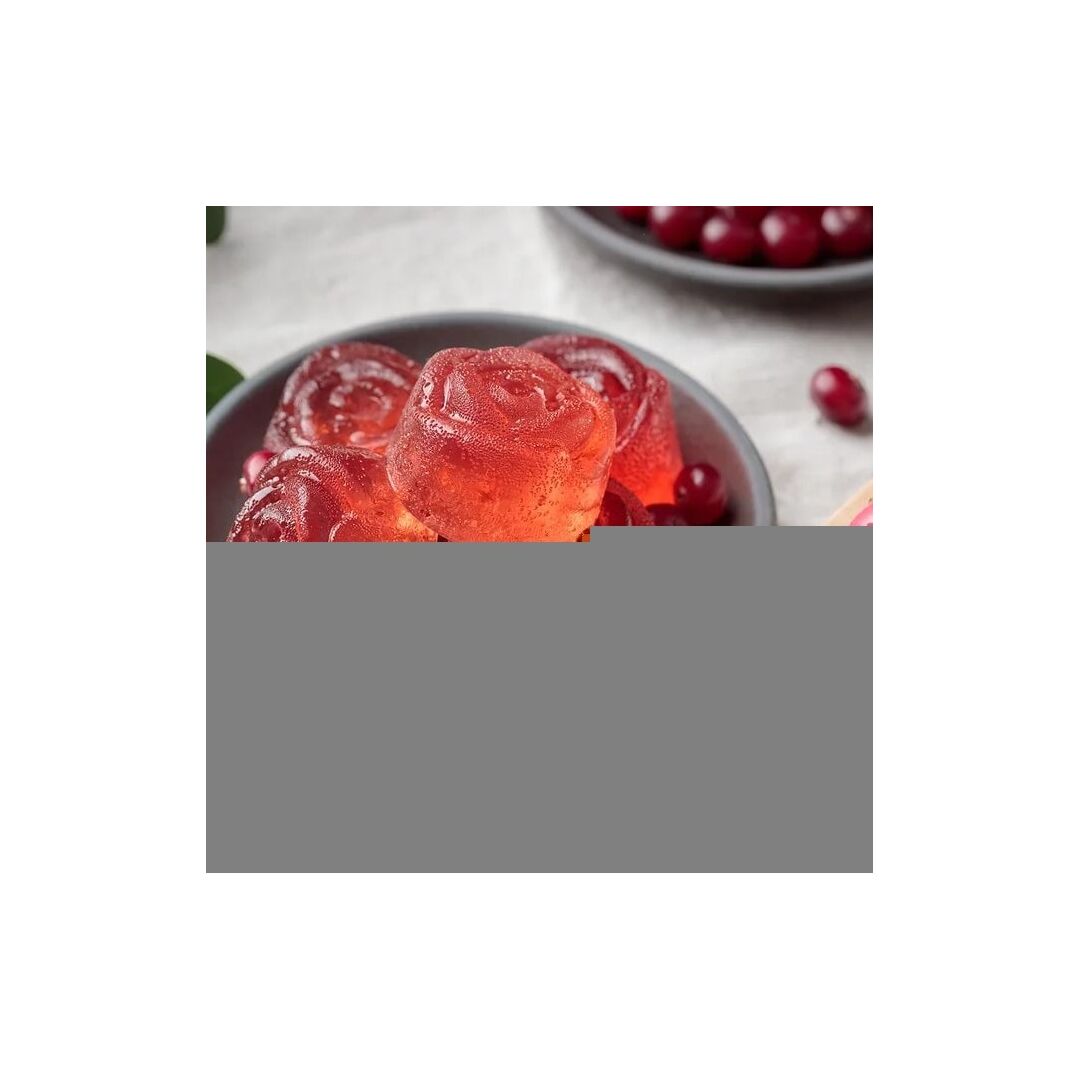 Мармелад натуральный желейный формовой ручной работы для всей семьи "Со свежей брусникой" Мармеладная сказка, 300г, изображение 4