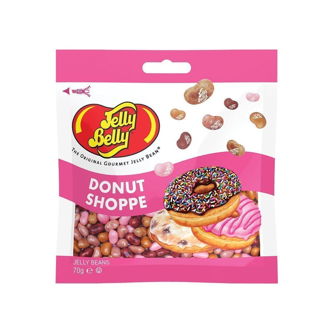 Драже жевательное «Jelly Belly» ассорти со вкусом пончиков Donut Shoppe Mix пакет 70 г