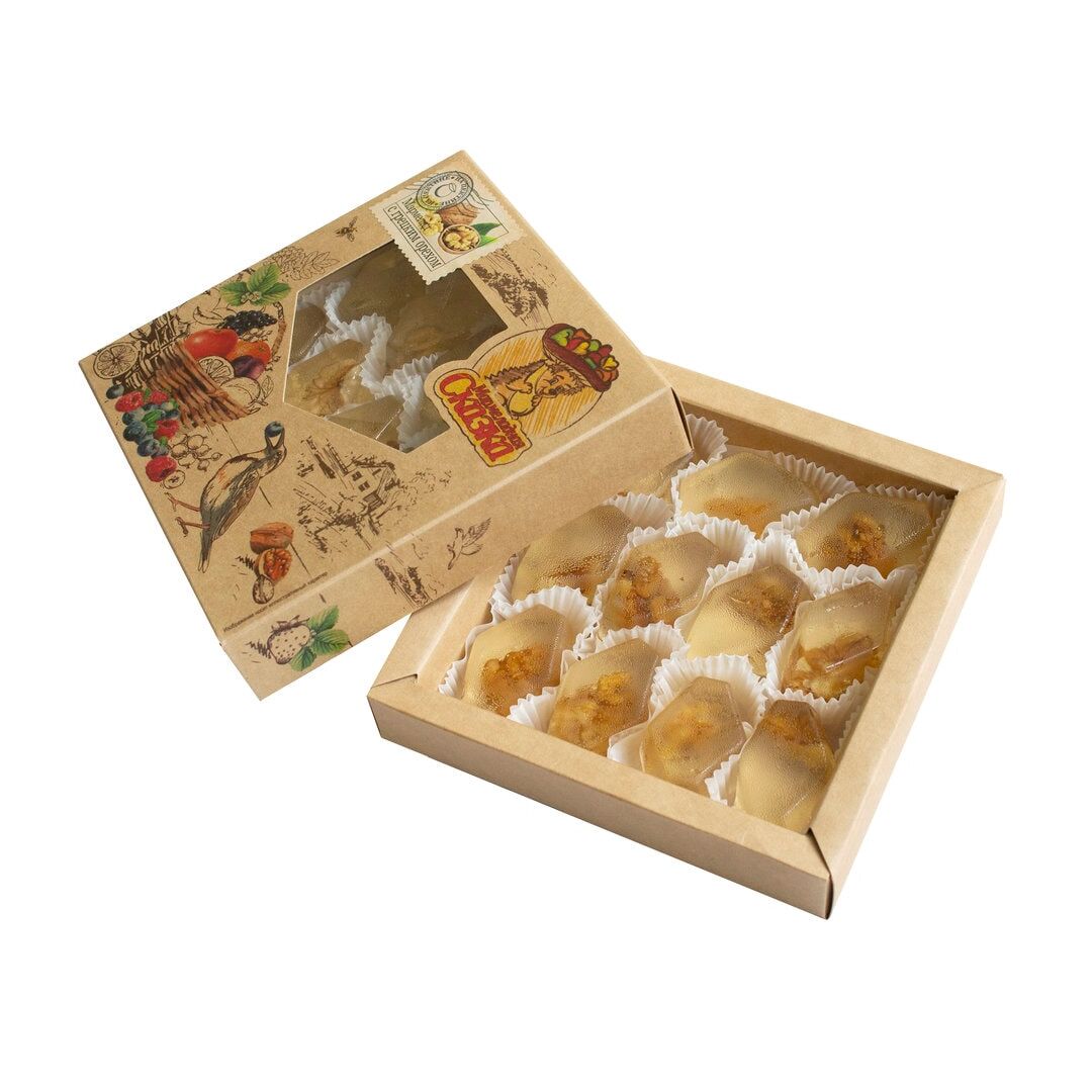 Мармелад желейный формовой "С грецким орехом" 200 грамм, изображение 2