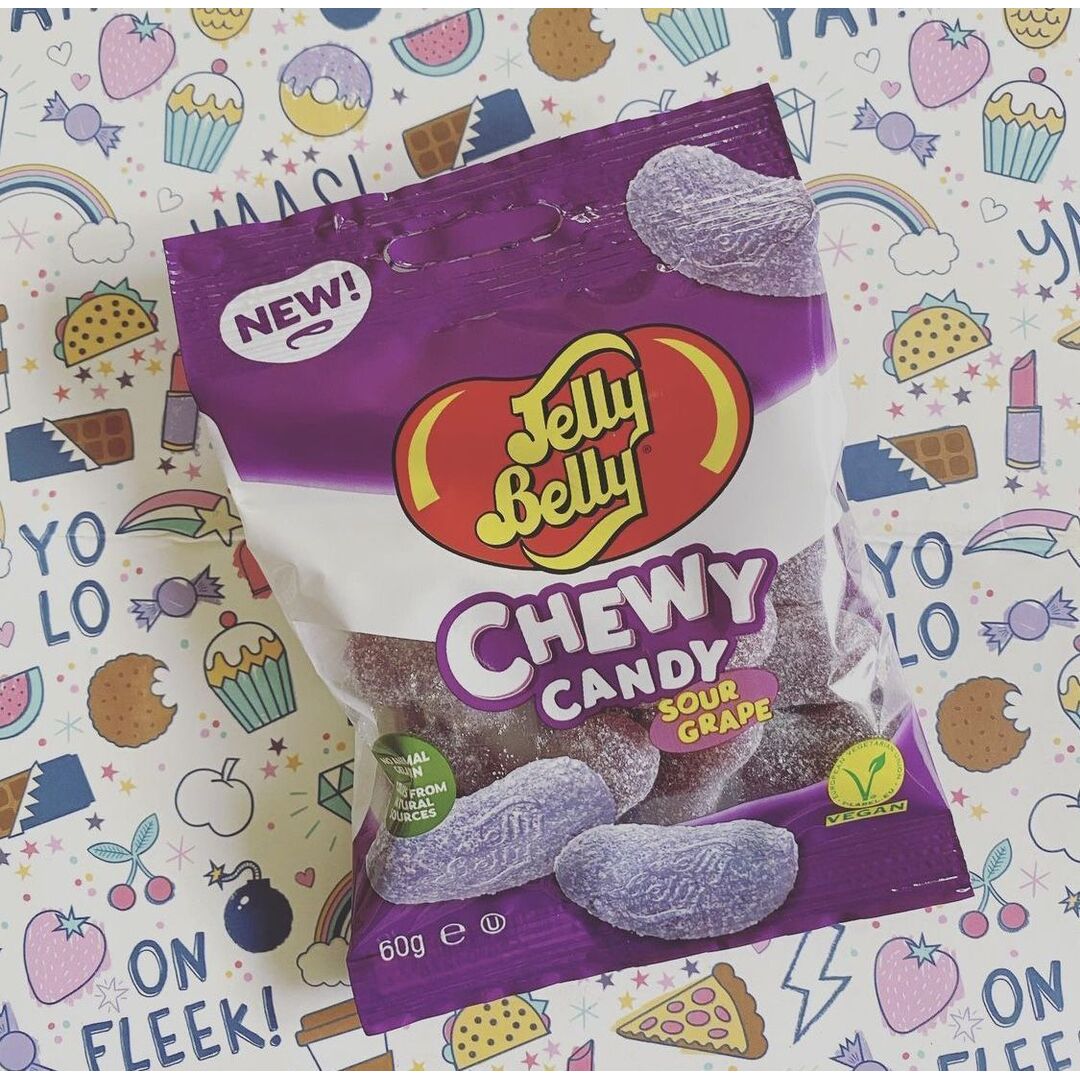 Жевательный мармелад "Jelly Belly" кислый виноград 60 г, изображение 3