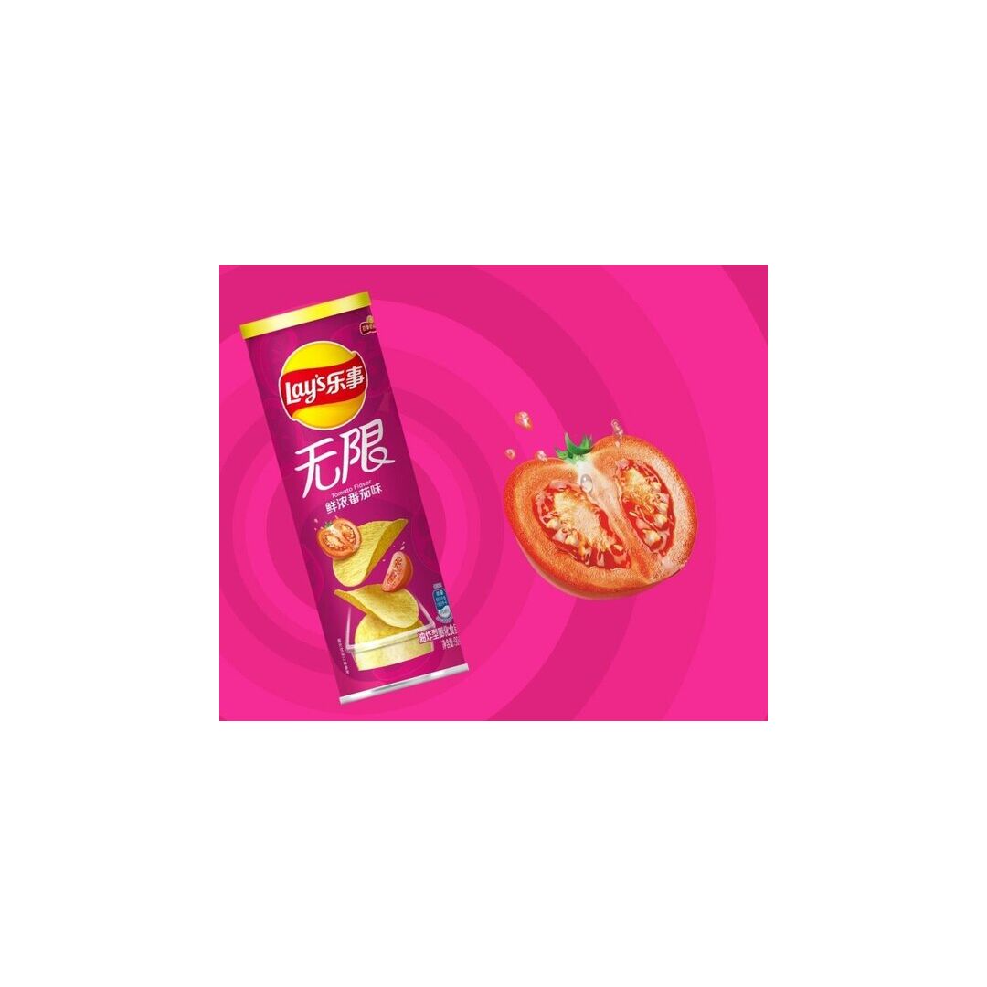 Чипсы Lay's Tomato flavor со вкусом томата 90г, Китай, изображение 2