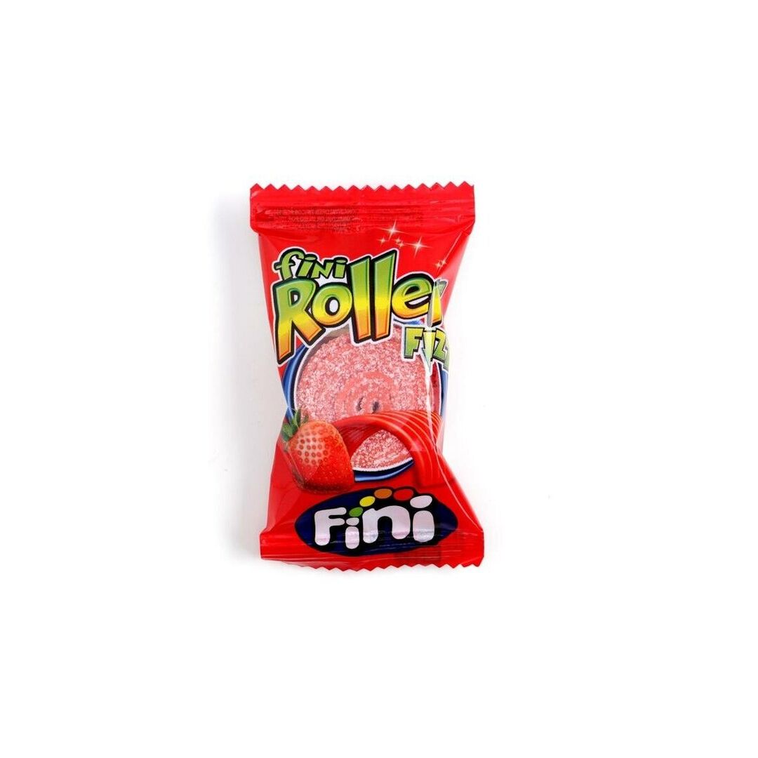 Жевательный мармелад Fini Roller Strawberry Фини роллер со вкусом клубники 20г, Испания
