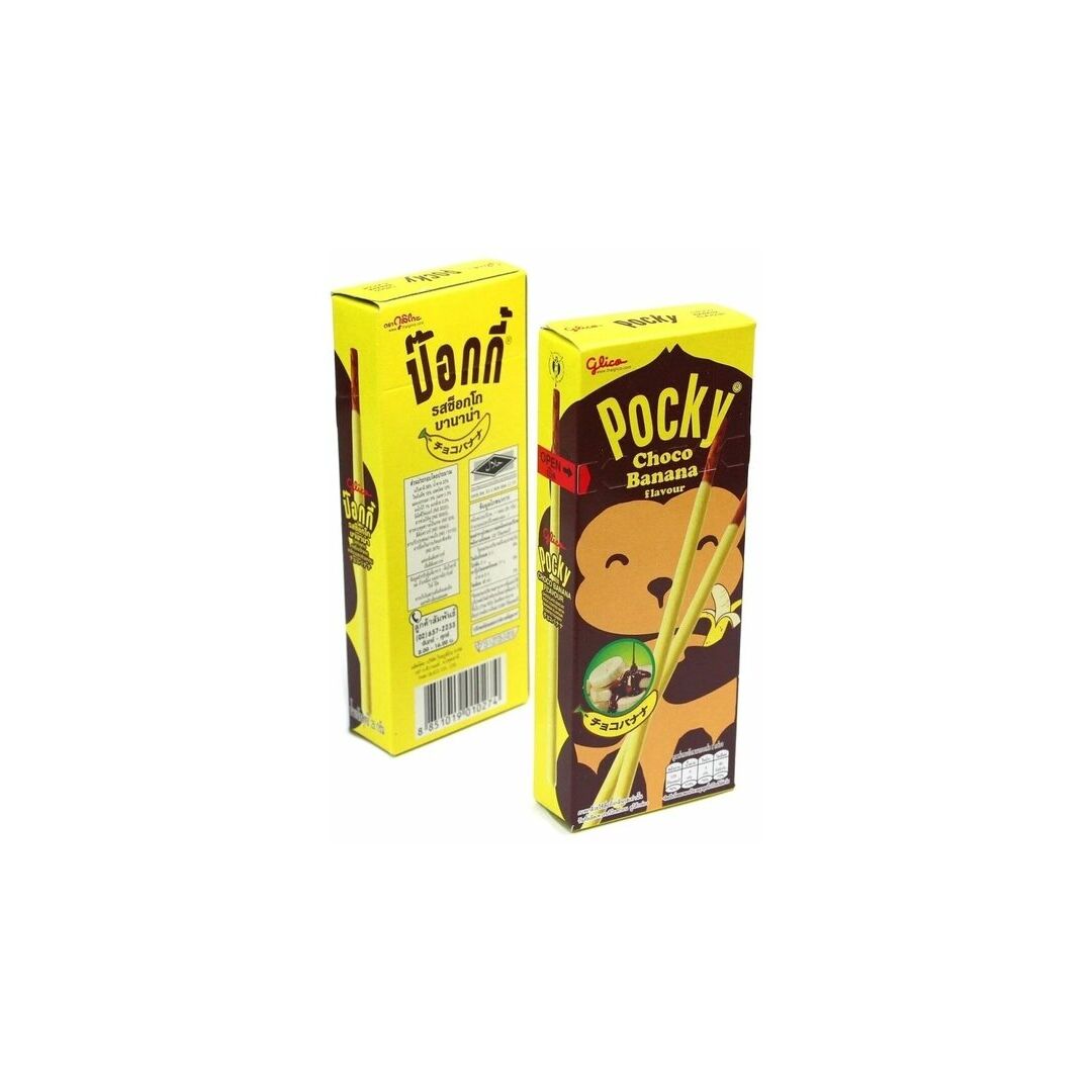 Палочки бисквитные Pocky Choco Banana 25гр, изображение 3