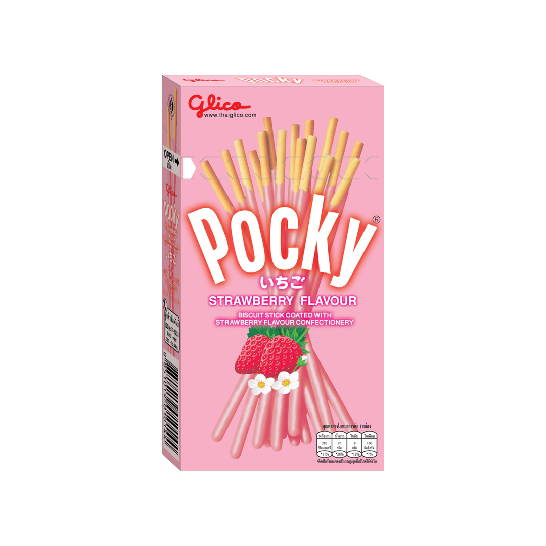Палочки бисквитные Pocky клубника 21гр