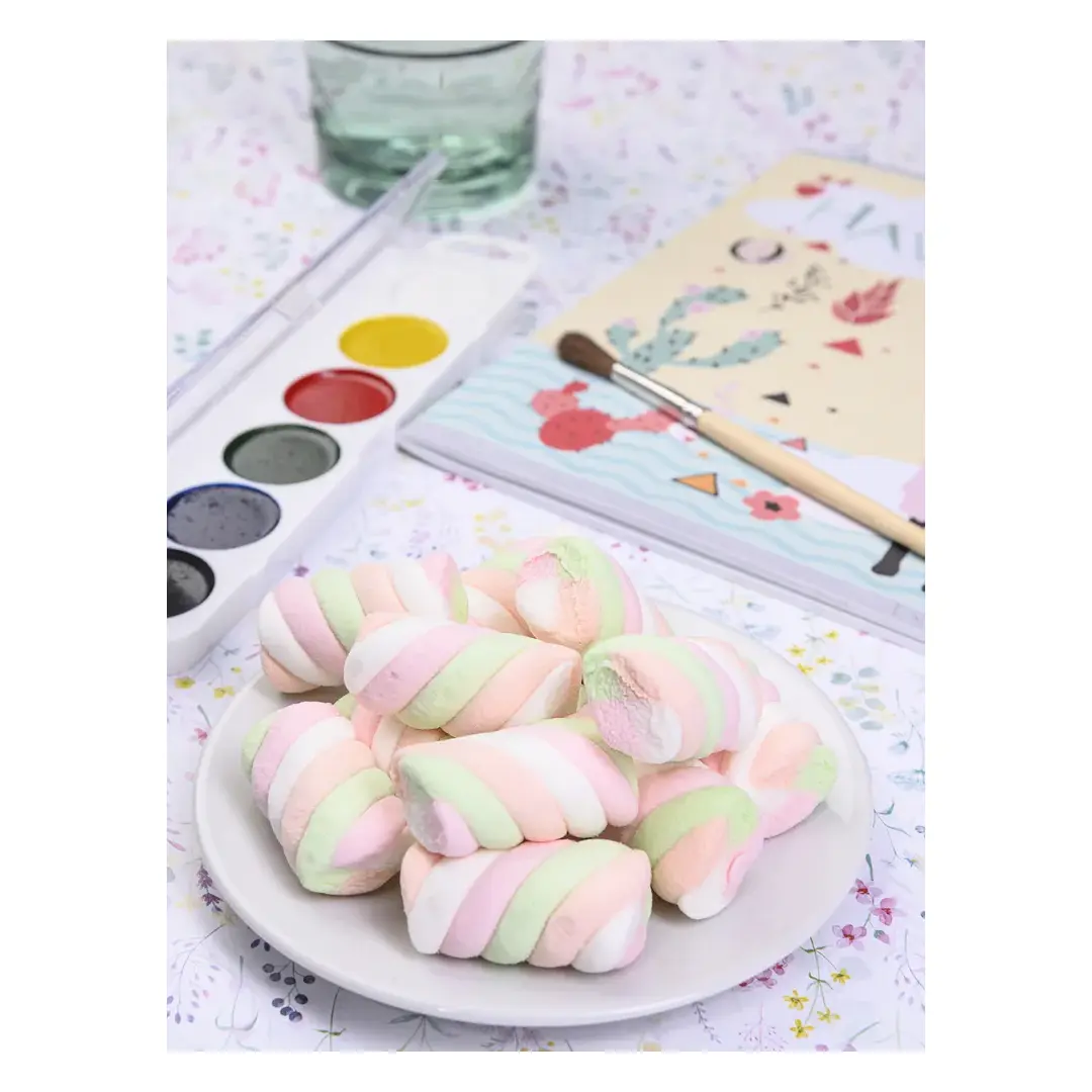 Маршмеллоу Bebeto Rainbow Twist со вкусом ванили 135г, Турция, изображение 3