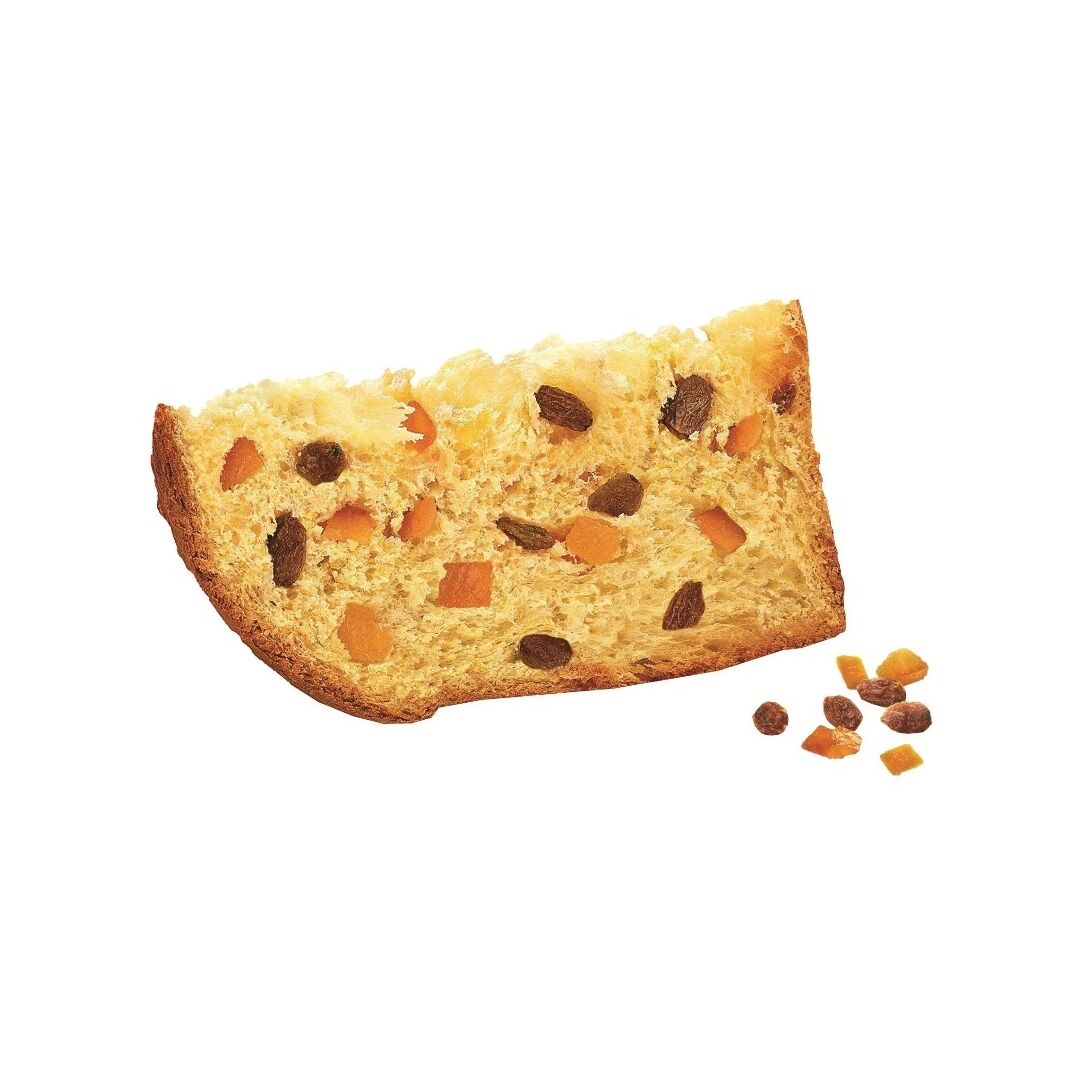 Панеттоне(кулич) BATTISTERO с изюмом и цукатами на сливочном масле 100г, изображение 2