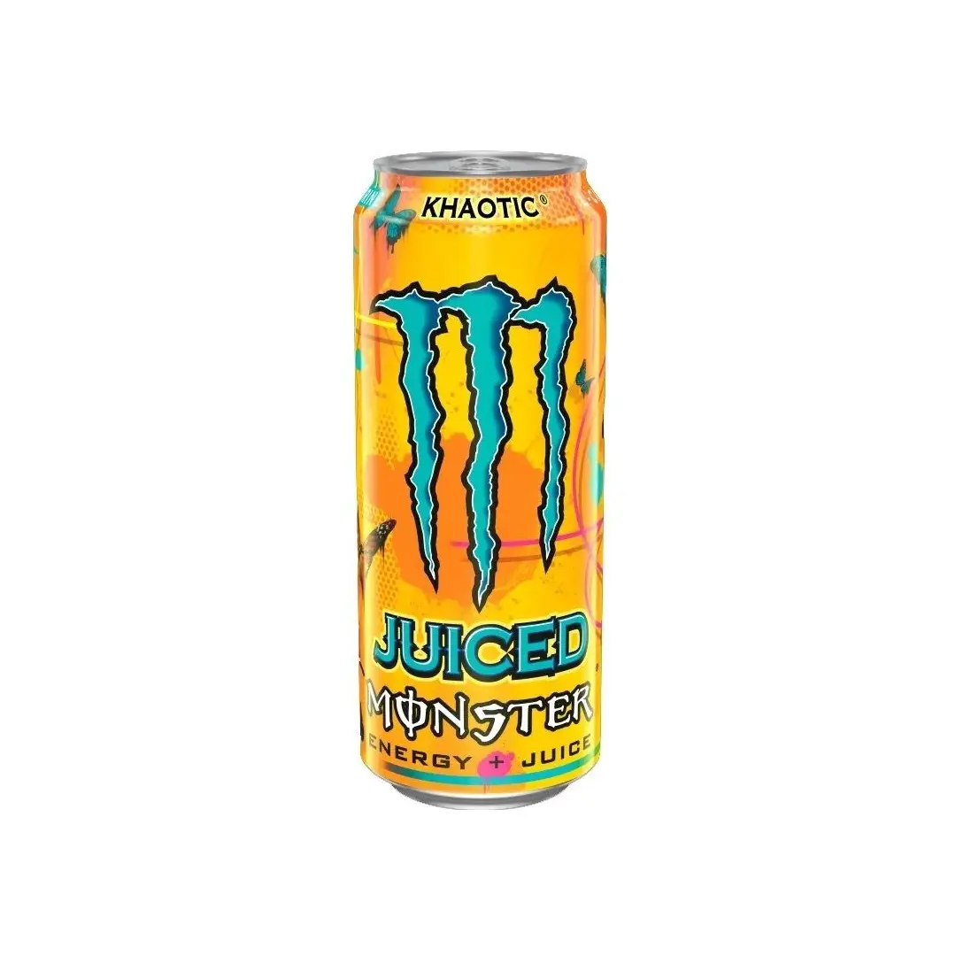 Энергетический напиток Monster Energy Khaotic со вкусом апельсина 500мл, Польша