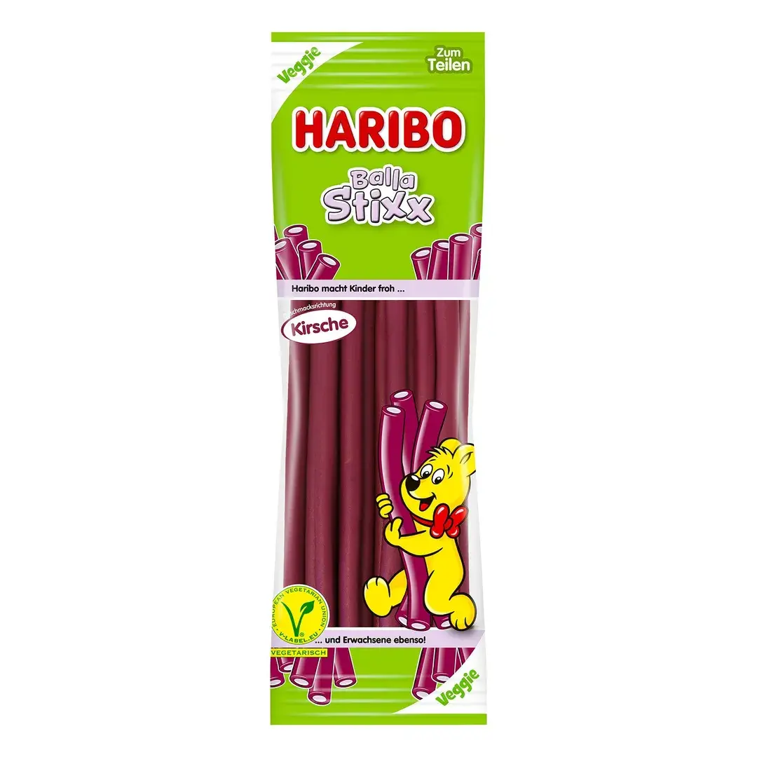Мармелад жевательный Haribo Balla Stix Kirsch Харибо со вкусом вишни 200г, Германия