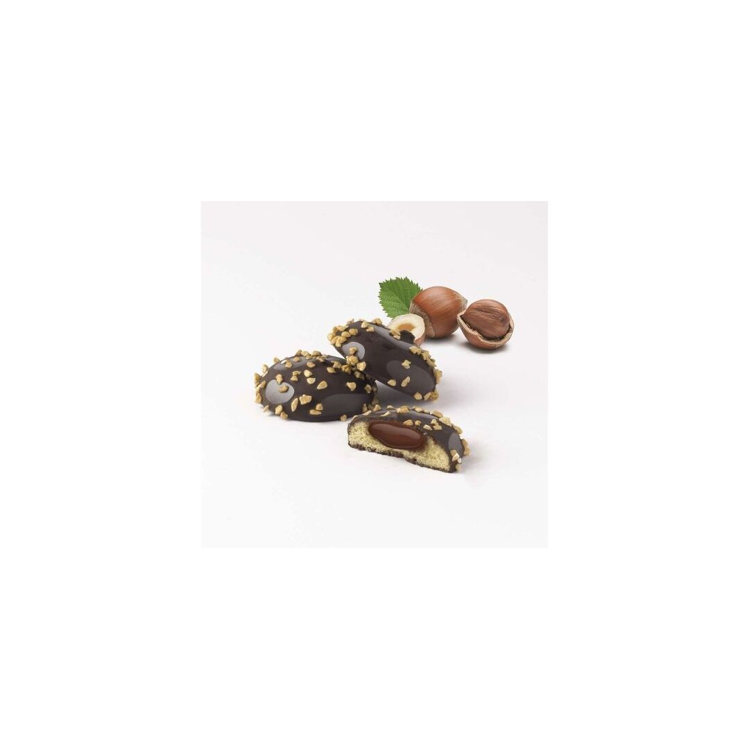 Печенье AMBROSIANA в шоколаде "Пралинате" с ореховой начинкой 130г, изображение 2