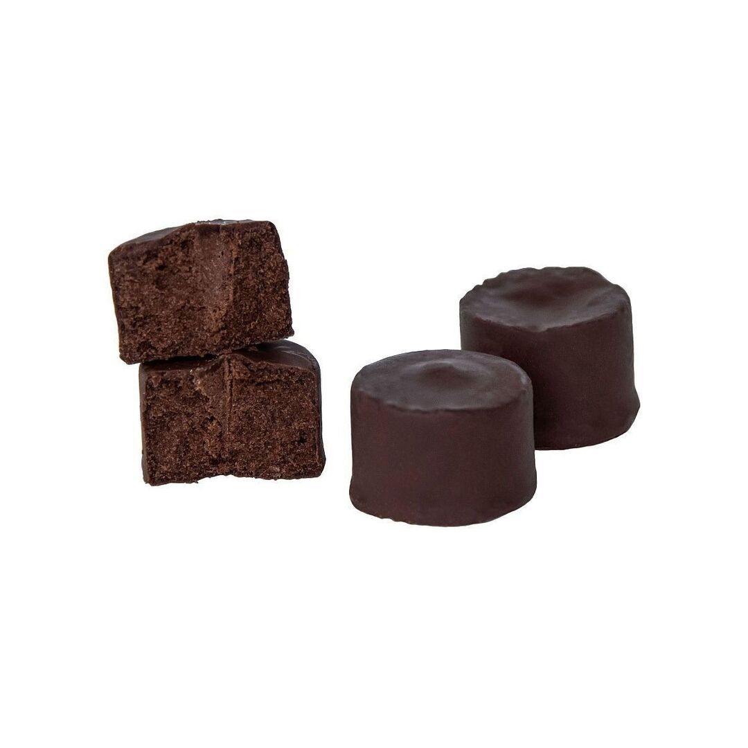 Конфеты HAJABDOLLAH из пишмание со вкусом горького шоколада 60% в шоколадной глазури 180г, изображение 3