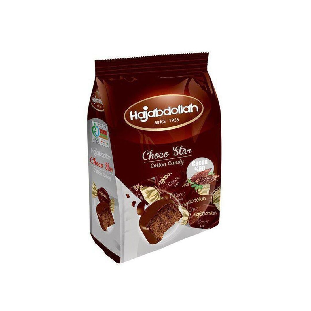 Конфеты HAJABDOLLAH из пишмание со вкусом горького шоколада 60% в шоколадной глазури 180г