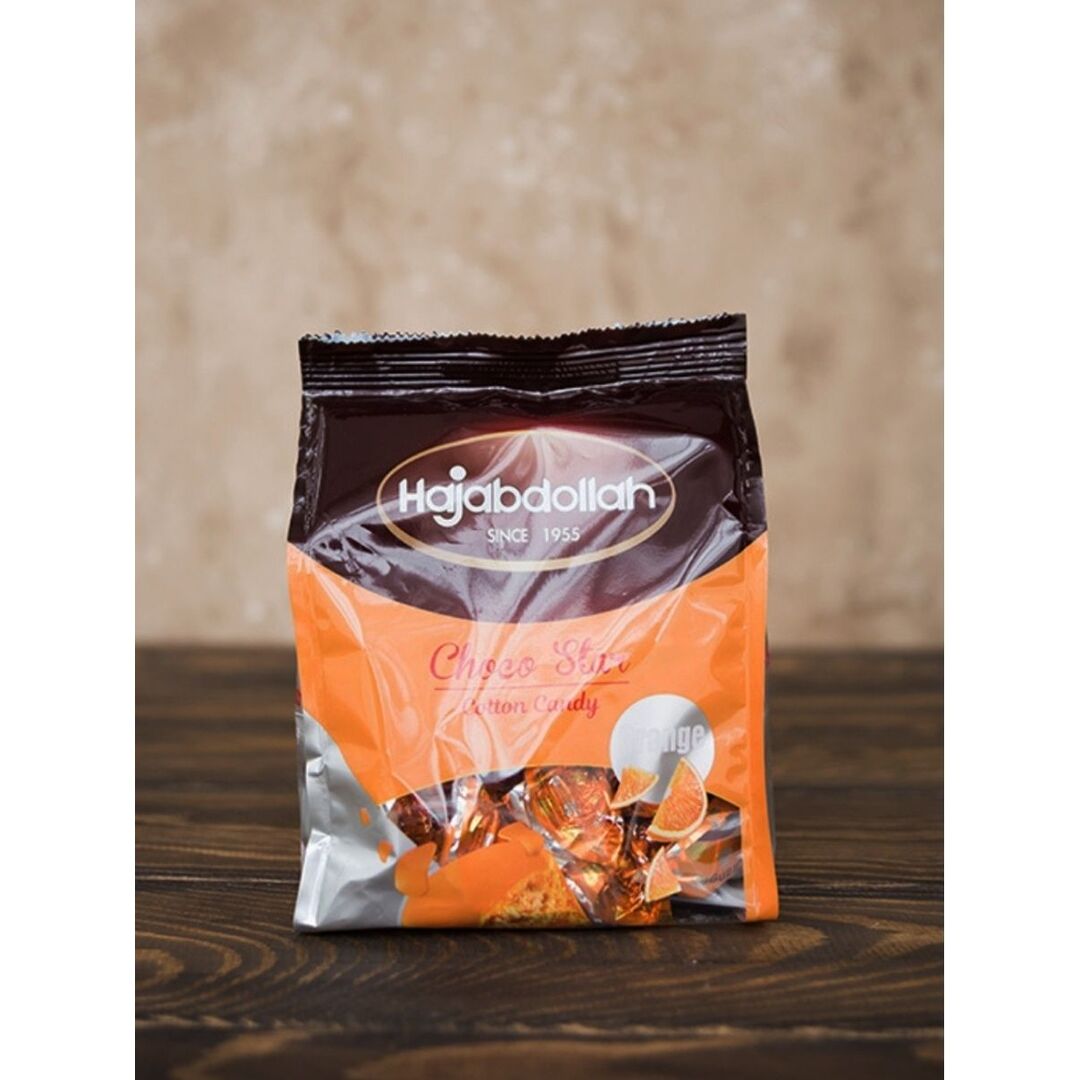 Конфеты HAJABDOLLAH из пишмание со вкусом апельсина во фруктовой глазури 180г, изображение 2