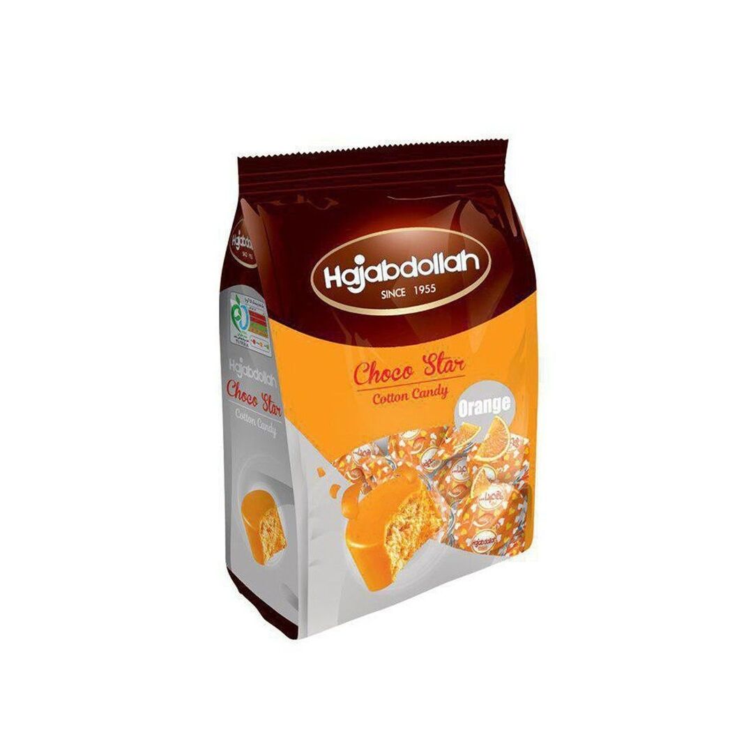 Конфеты HAJABDOLLAH из пишмание со вкусом апельсина во фруктовой глазури 180г