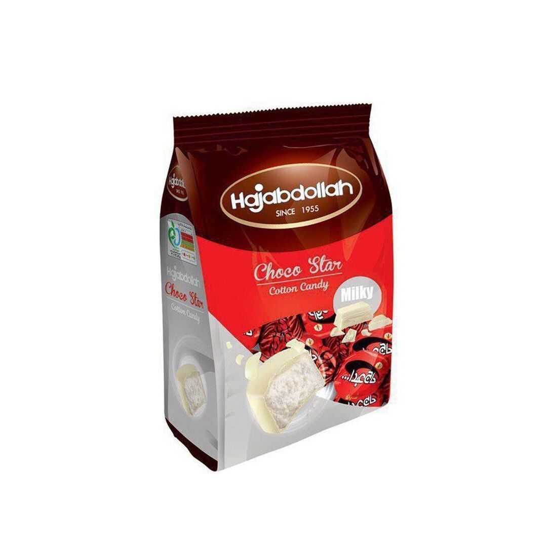 Конфеты HAJABDOLLAH из пишмание с молочным вкусом в белой глазури 180г